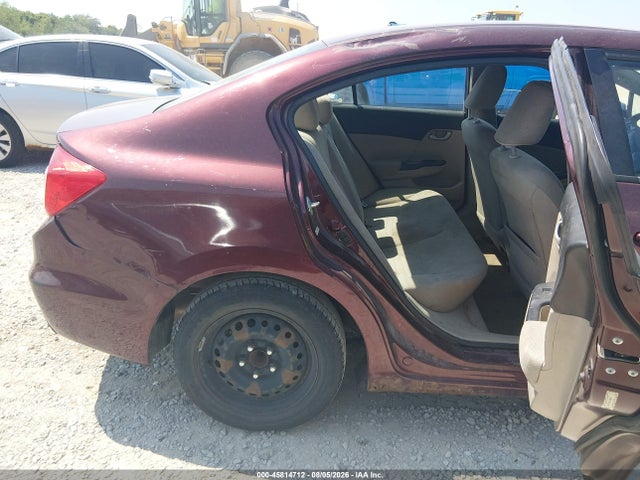 Продажа на аукционе авто 2012 Honda Civic Lx, vin: 19XFB2F57CE108968, номер лота: 45814712