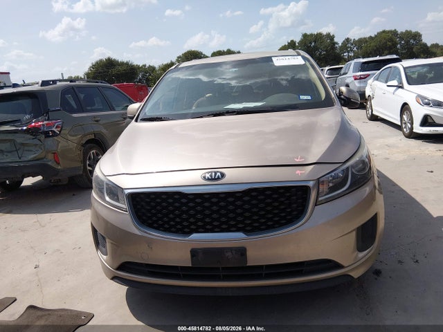 Aukcja sprzedaży 2016 Kia Sedona Lx, vin: KNDMB5C15G6185862, numer aukcji: 45814782