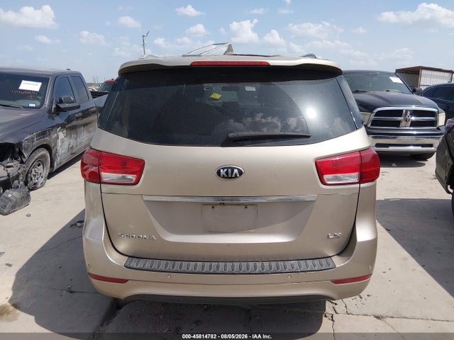 Aukcja sprzedaży 2016 Kia Sedona Lx, vin: KNDMB5C15G6185862, numer aukcji: 45814782