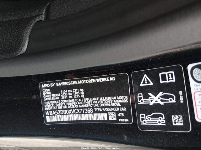 BMW 4 Series Convertible 2027 WBA53DB0XVCX77368 Image 9