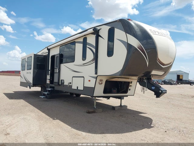 45814970 :رقم المزاد ، 4YDF35725H1533048 vin ، 2017 Keystone 39' Gooseneck Travel Trailer مزاد بيع