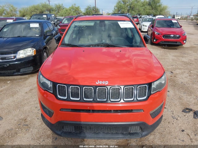 2018 Jeep Compass Sport Fwd მანქანა იყიდება აუქციონზე, vin: 3C4NJCAB9JT301777, აუქციონის ნომერი: 45814994