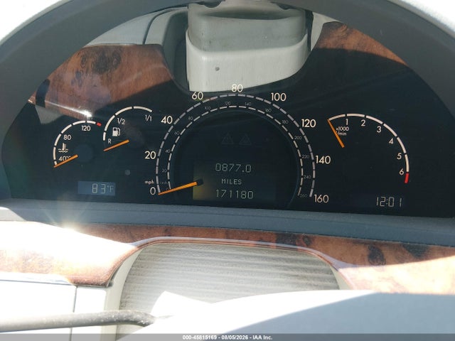 45815169 :رقم المزاد ، WDBNG75J04A426121 vin ، 2004 Mercedes-benz S 500 مزاد بيع