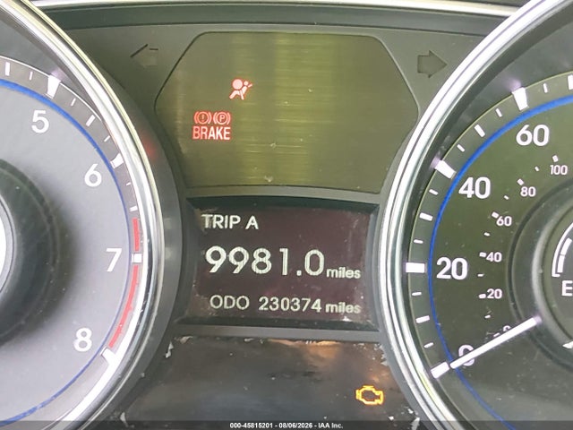 Aukcja sprzedaży 2013 Hyundai Sonata Limited, vin: 5NPEC4AC9DH612221, numer aukcji: 45815201