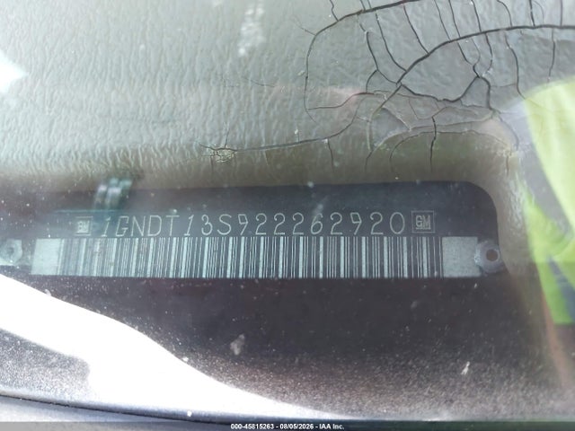 Продажа на аукционе авто 2002 Chevrolet Trailblazer Ls, vin: 1GNDT13S922262920, номер лота: 45815263
