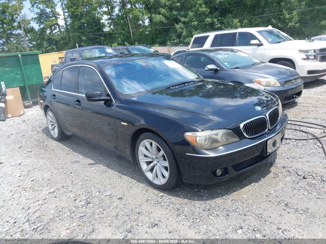 2007 Bmw 750i მანქანა იყიდება აუქციონზე, vin: WBAHL83507DT07894, აუქციონის ნომერი: 45815364