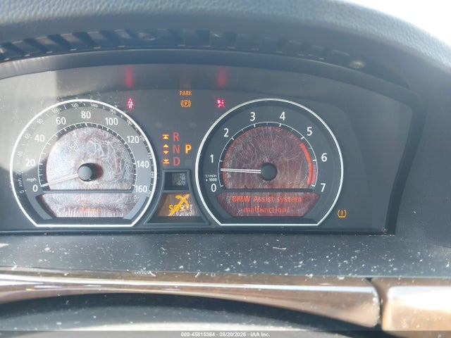 Продаж на аукціоні авто 2007 Bmw 750i, vin: WBAHL83507DT07894, номер лоту: 45815364