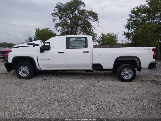 45815385 :رقم المزاد ، 1GC1YLE79NF188493 vin ، 2022 Chevrolet Silverado 2500hd 4wd  Long Bed Wt مزاد بيع