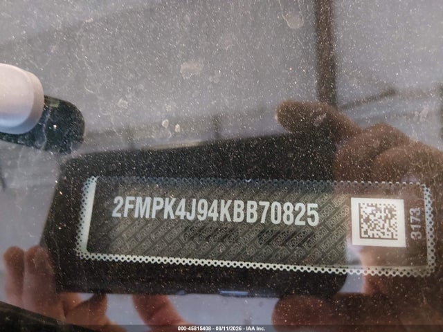 45815408 :رقم المزاد ، 2FMPK4J94KBB70825 vin ، 2019 Ford Edge Sel مزاد بيع
