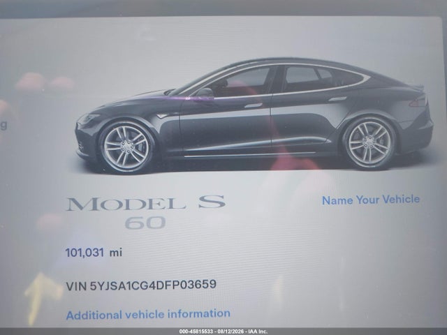 Продаж на аукціоні авто 2013 Tesla Model S, vin: 5YJSA1CG4DFP03659, номер лоту: 45815533