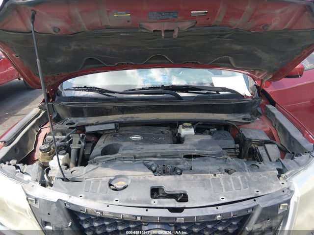 2014 Nissan Pathfinder S მანქანა იყიდება აუქციონზე, vin: 5N1AR2MN3EC663995, აუქციონის ნომერი: 45815547