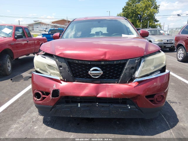 2014 Nissan Pathfinder S მანქანა იყიდება აუქციონზე, vin: 5N1AR2MN3EC663995, აუქციონის ნომერი: 45815547