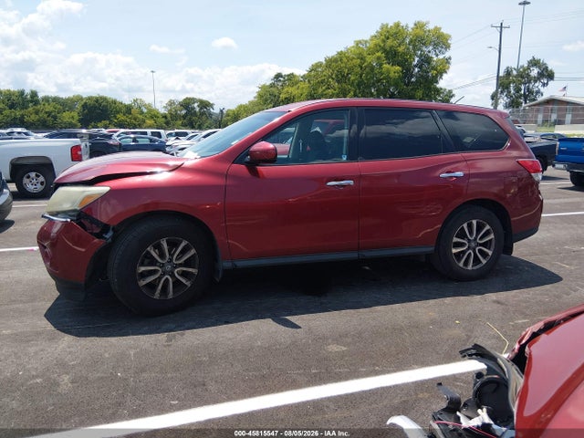 2014 Nissan Pathfinder S მანქანა იყიდება აუქციონზე, vin: 5N1AR2MN3EC663995, აუქციონის ნომერი: 45815547