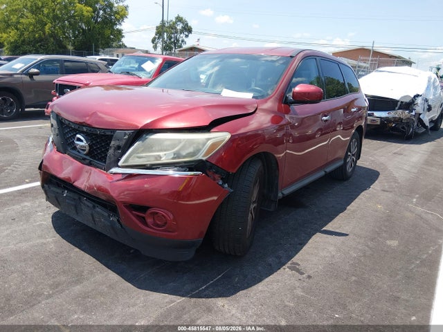 2014 Nissan Pathfinder S მანქანა იყიდება აუქციონზე, vin: 5N1AR2MN3EC663995, აუქციონის ნომერი: 45815547
