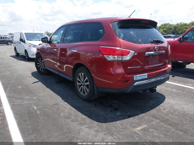 2014 Nissan Pathfinder S მანქანა იყიდება აუქციონზე, vin: 5N1AR2MN3EC663995, აუქციონის ნომერი: 45815547