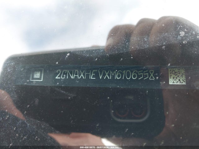 45815570 :رقم المزاد ، 2GNAXHEVXM6106558 vin ، 2021 Chevrolet Equinox Fwd Ls مزاد بيع