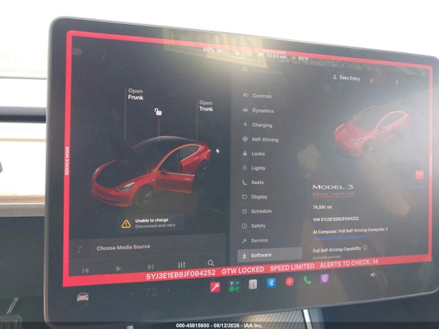 Tesla Model 3 Long Range/performance 2018 5YJ3E1EB9JF094252 Image 18
