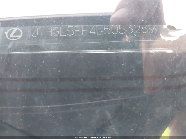Aukcja sprzedaży 2014 Lexus Ls 460 L, vin: JTHGL5EF4E5053289, numer aukcji: 45815803