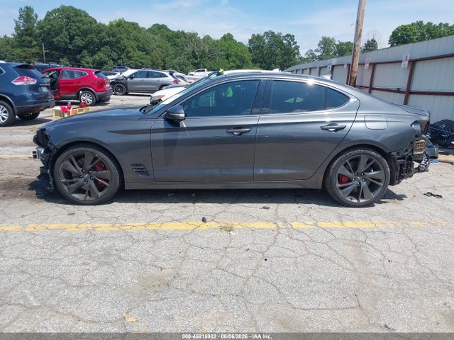 45815902 :رقم المزاد ، KMTG54TE2NU088548 vin ، 2022 Genesis G70 3.3t Rwd مزاد بيع