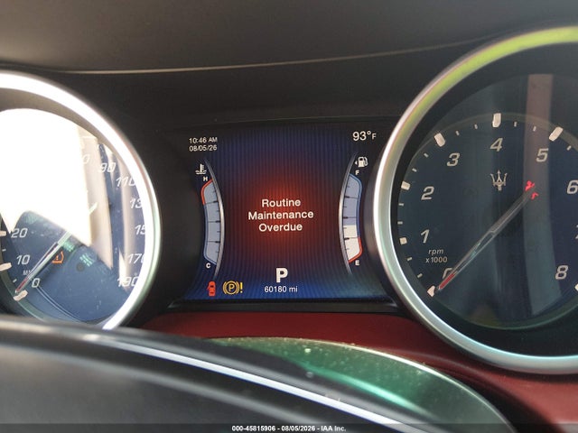 Aukcja sprzedaży 2015 Maserati Ghibli S Q4, vin: ZAM57RTA6F1137341, numer aukcji: 45815906