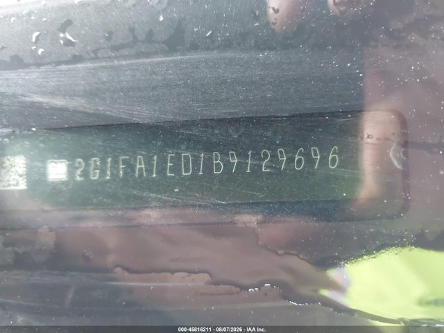 45816211 :رقم المزاد ، 2G1FA1ED1B9129696 vin ، 2011 Chevrolet Camaro 2ls مزاد بيع