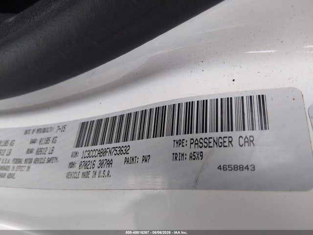 Chrysler 200 Limited 2015 1C3CCCAB0FN753632 Image 9