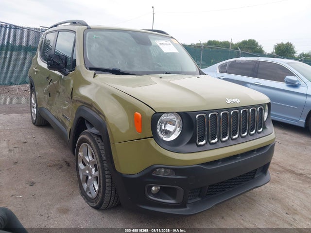 Продаж на аукціоні авто 2015 Jeep Renegade Latitude, vin: ZACCJABTXFPB86284, номер лоту: 45816368