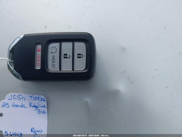 Aukcja sprzedaży 2025 Honda Ridgeline Black Edition, vin: 5FPYK3F87SB011214, numer aukcji: 45816370
