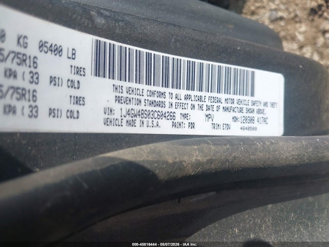 Продаж на аукціоні авто 2003 Jeep Grand Cherokee Laredo, vin: 1J4GW48S03C604266, номер лоту: 45816444