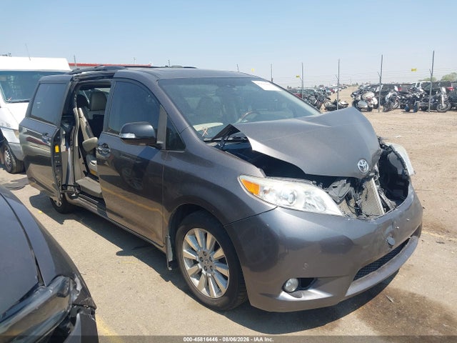 45816446 :رقم المزاد ، 5TDDK3DC7DS067909 vin ، 2013 Toyota Sienna Limited 7 Passenger مزاد بيع