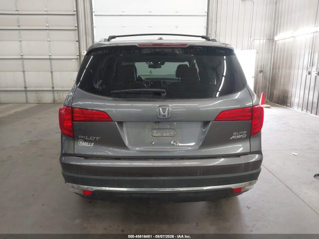 2016 Honda Pilot Elite მანქანა იყიდება აუქციონზე, vin: 5FNYF6H07GB030309, აუქციონის ნომერი: 45816481