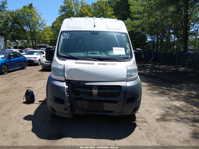2014 Ram Promaster 3500 High Roof მანქანა იყიდება აუქციონზე, vin: 3C6URVHD0EE122746, აუქციონის ნომერი: 45816493
