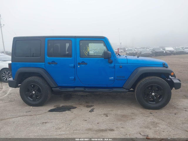 Aukcja sprzedaży 2015 Jeep Wrangler Unlimited Sport, vin: 1C4BJWDG7FL522406, numer aukcji: 45816681