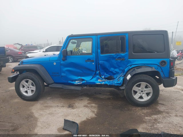 Aukcja sprzedaży 2015 Jeep Wrangler Unlimited Sport, vin: 1C4BJWDG7FL522406, numer aukcji: 45816681