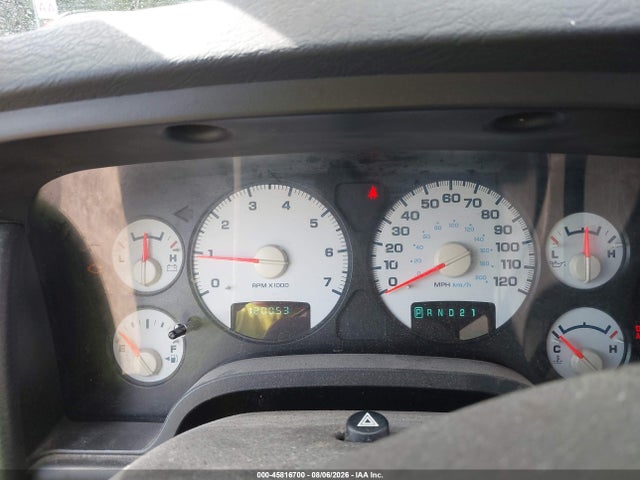 45816700 :رقم المزاد ، 1D7HA18N55S241737 vin ، 2005 Dodge Ram 1500 Slt/laramie مزاد بيع