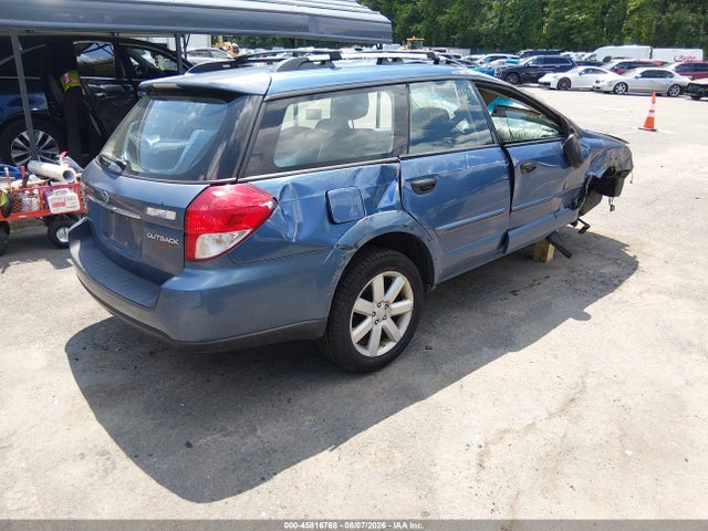 2008 Subaru Outback 2.5i/2.5i L.l. Bean Edition მანქანა იყიდება აუქციონზე, vin: 4S4BP61C387349202, აუქციონის ნომერი: 45816768