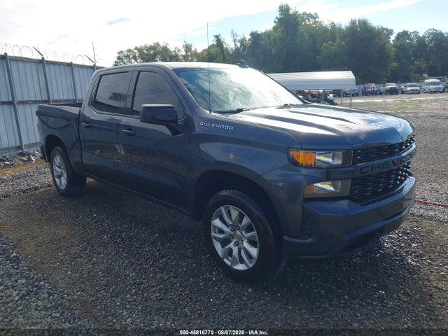 45816770 :رقم المزاد ، 1GCPWBEK2MZ185981 vin ، 2021 Chevrolet Silverado 1500 2wd  Short Bed Custom مزاد بيع