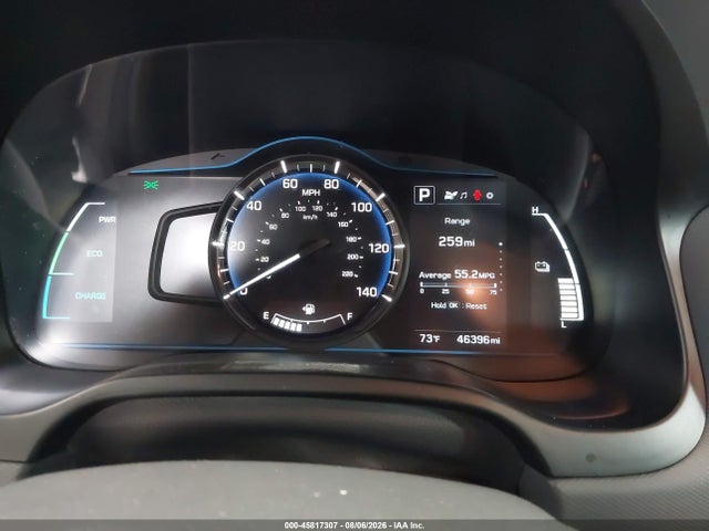 45817307 :رقم المزاد ، KMHC65LC1KU106883 vin ، 2019 Hyundai Ioniq Hybrid Blue مزاد بيع