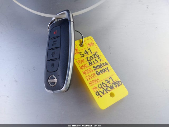 45817316 :رقم المزاد ، 3N1AB8CV8SY379071 vin ، 2025 Nissan Sentra Sv مزاد بيع