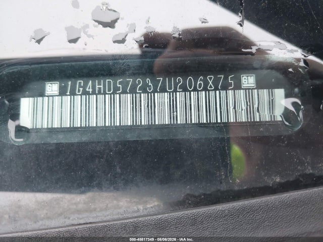 2007 Buick Lucerne Cxl მანქანა იყიდება აუქციონზე, vin: 1G4HD57237U206875, აუქციონის ნომერი: 45817349