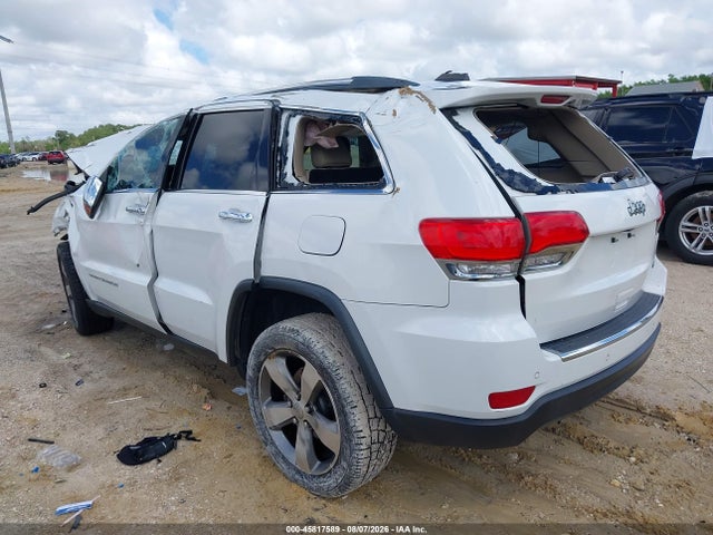 Продажа на аукционе авто 2015 Jeep Grand Cherokee Limited, vin: 1C4RJEBG5FC126034, номер лота: 45817589