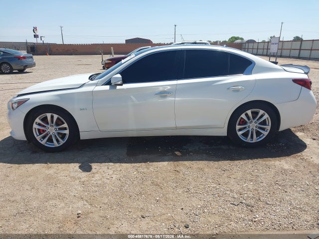 2018 Infiniti Q50 3.0t Luxe მანქანა იყიდება აუქციონზე, vin: JN1EV7AP8JM359928, აუქციონის ნომერი: 45817675