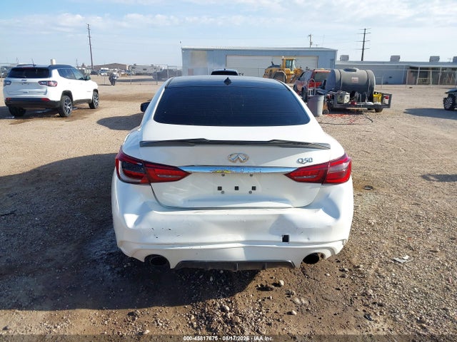 2018 Infiniti Q50 3.0t Luxe მანქანა იყიდება აუქციონზე, vin: JN1EV7AP8JM359928, აუქციონის ნომერი: 45817675