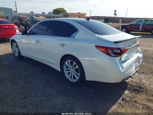 2018 Infiniti Q50 3.0t Luxe მანქანა იყიდება აუქციონზე, vin: JN1EV7AP8JM359928, აუქციონის ნომერი: 45817675