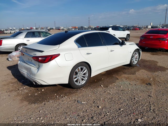 2018 Infiniti Q50 3.0t Luxe მანქანა იყიდება აუქციონზე, vin: JN1EV7AP8JM359928, აუქციონის ნომერი: 45817675