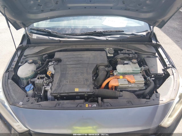 KMHC65LC1JU100192 Hyundai Ioniq Hybrid Blue