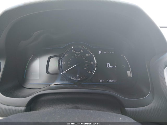 KMHC65LC1JU100192 Hyundai Ioniq Hybrid Blue