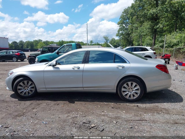45817857 :رقم المزاد ، WDDUG8FBXFA109076 vin ، 2015 Mercedes-benz S 550 4matic مزاد بيع