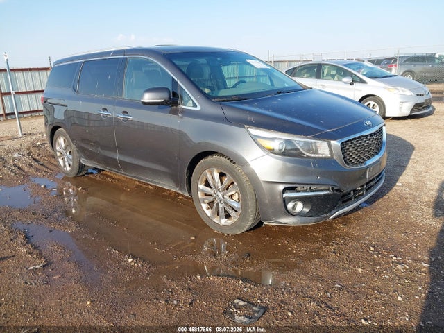 45817866 :رقم المزاد ، KNDME5C13G6171529 vin ، 2016 Kia Sedona Sx Luxury مزاد بيع