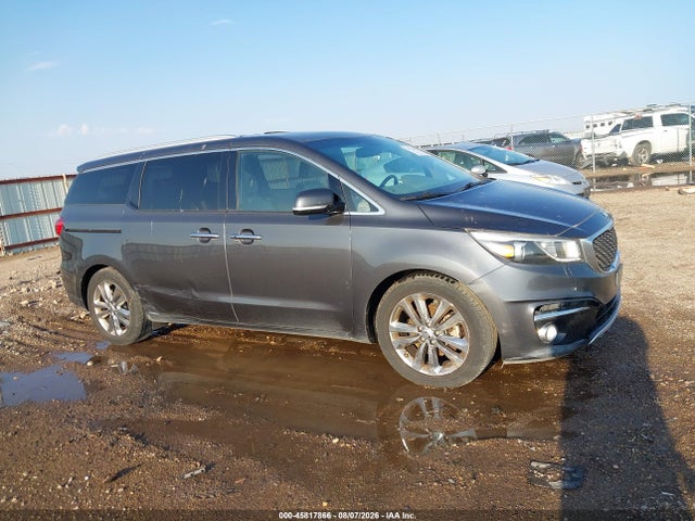 45817866 :رقم المزاد ، KNDME5C13G6171529 vin ، 2016 Kia Sedona Sx Luxury مزاد بيع